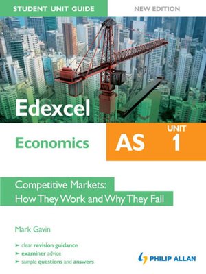 cover image of Edexcel AS Economics Student Unit Guide